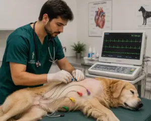 eletrocardiograma para cães com arritmia em Minas Gerais